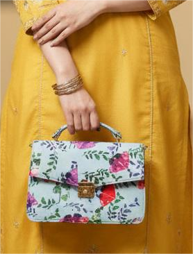 Heer Bag 002 Blue Butterfly