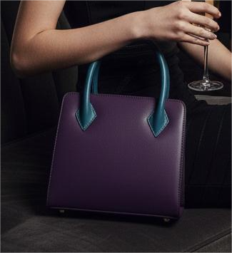 Heer Bag 005 Double Tone Purple with Sea Green