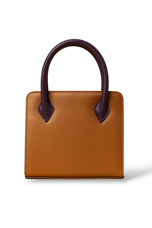 Heer Bag 005 Double Tone Mustard with Purple