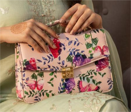 Heer Bag 002 Pink Butterfly